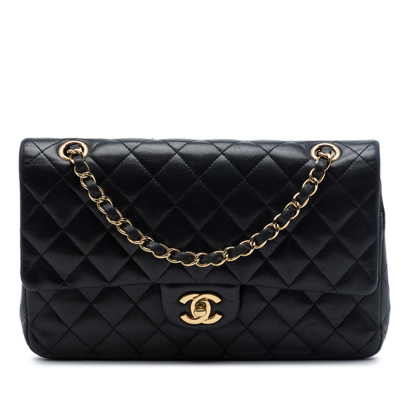 Chanel Handbags - Pre-Loved Chanel Medium Classic Lambskin Double Flap